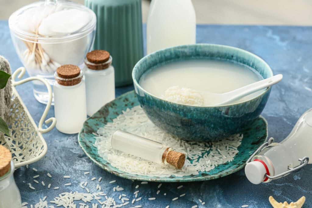 reiswasser haare rezept Schüssel